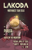 Concert Poster, Purusa / Lakoda / Kaiya on the Mountain on Apr 19, 2016 [243-small]