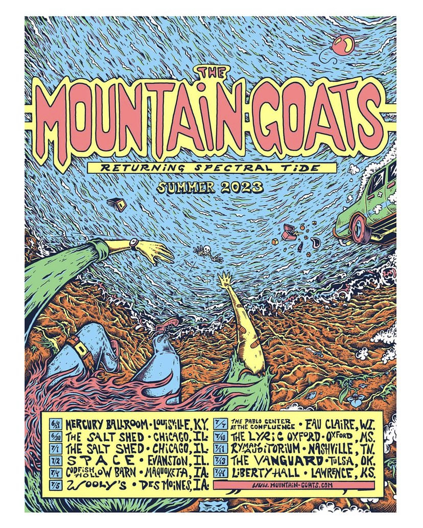 mountain goats tour 2023 setlist