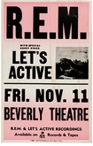 R.E.M. / Neats / Let's Active on Nov 11, 1983 [538-small]