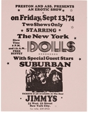 New York Dolls / Suburban on Sep 13, 1974 [544-small]