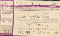 Ticket Stub, Chris Cornell on Feb 4, 2000 [638-small]