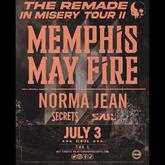 Memphis May Fire / Norma Jean / Secrets / Saul on Jul 3, 2023 [124-small]