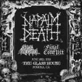 Napalm Death / Cryptic Slaughter / Final Conflict / Mortalis on Jun 3, 2023 [296-small]