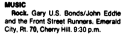 Gary U.S. Bonds / John Eddie on May 24, 1981 [468-small]