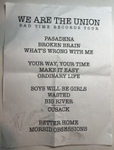 We Are the Union setlist, tags: Setlist - Catbite / We Are The Union / Kill Lincoln / Bad Operation on Jul 2, 2023 [613-small]