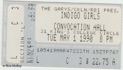 Indigo Girls on May 1, 1990 [734-small]