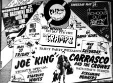 Joe 'King' Carrasco & The Crowns / Screaming Honkers on May 28, 1983 [129-small]