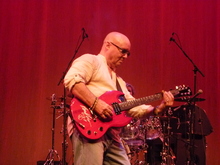 Ronnie playing "Bad Motor Scooter" on the guitar that he just autographed and that was auctioned later. Great way to raise awareness and funds for local causes! Miss you Ronnie. 
P.S. Yes, he laughed after he realized he'd put the wrong date on it! It was the 17th, he put 16 on it!, Ronnie Montrose on Nov 17, 2011 [184-small]