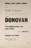 Donovan / T-Rannosaurus Rex / The Flame on Mar 21, 1968 [422-small]
