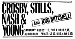 Crosby Stills & Nash  / Joni Mitchell on Aug 16, 1969 [459-small]