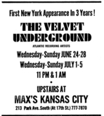 Velvet Underground on Jun 24, 1970 [476-small]
