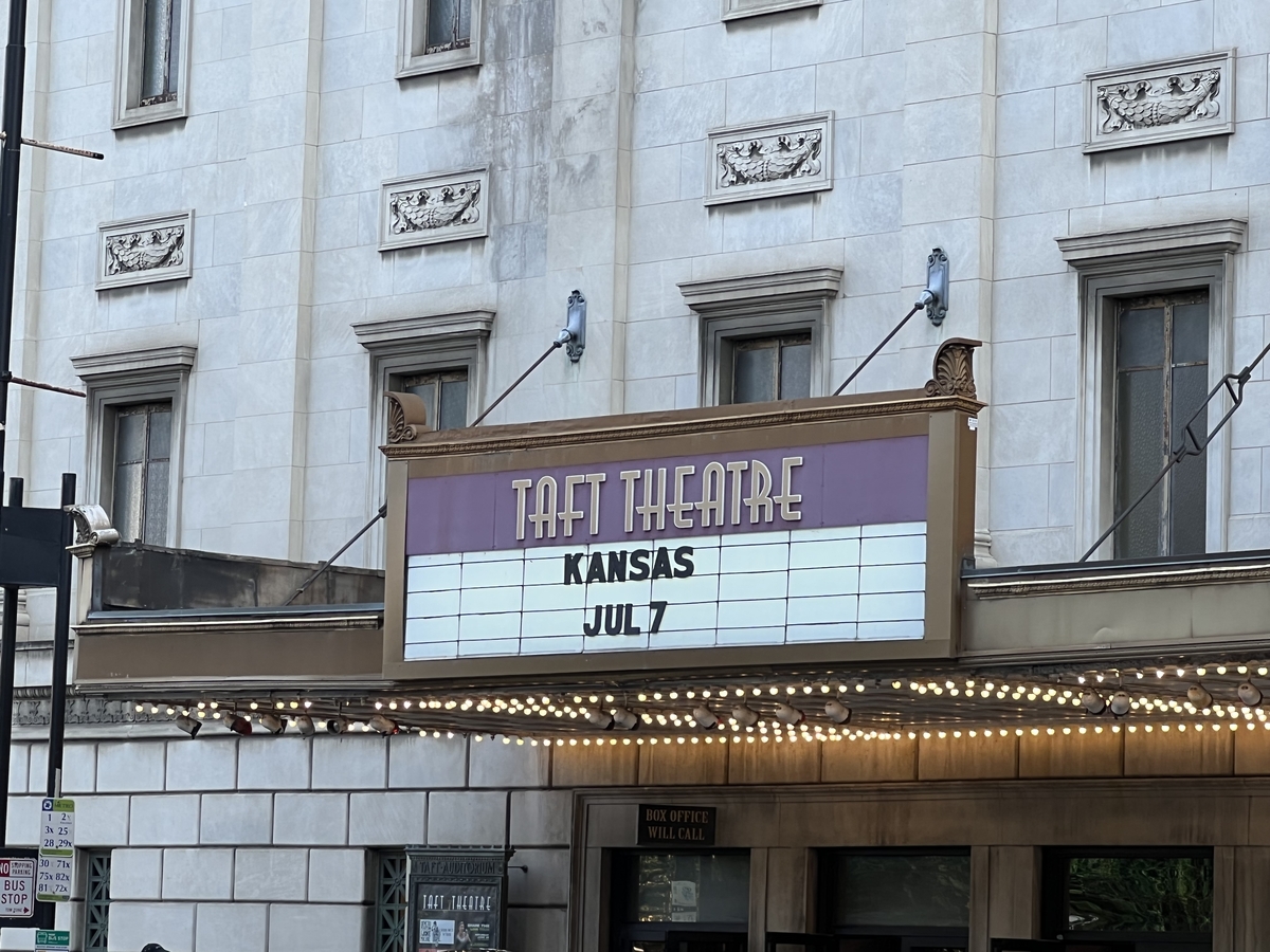 Concert History of Taft Theatre Cincinnati, Ohio, United States