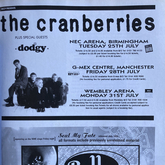 The Cranberries / Dodgy on Jul 25, 1995 [654-small]