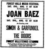 Simon & Garfunkel / The Doors on Aug 12, 1967 [226-small]