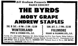 The Byrds / Moby Grape / Andrew Staples on Apr 1, 1967 [232-small]