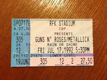 Guns N' Roses / Metallica / Corrosion Of Conformity / Testament / Faith No More on Jul 17, 1992 [567-small]