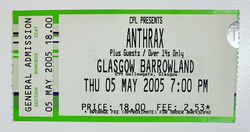 Anthrax / Man Of The Hour on May 5, 2005 [359-small]