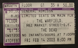 The Dead on Feb 14, 2003 [714-small]