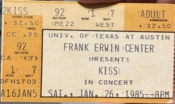 KISS / Queensrÿche on Jan 26, 1985 [740-small]