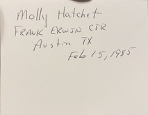 Triumph / Molly Hatchet on Feb 15, 1985 [778-small]
