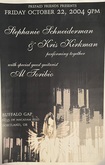 Concert Poster, Kris Kirkman / Stephanie Schneiderman / Al Toribio on Oct 22, 2004 [344-small]