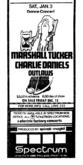 The Marshall Tucker Band / The Charlie Daniels Band / Outlaws on Jan 3, 1976 [322-small]
