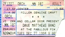 Dave Matthews Band on Dec 27, 1994 [475-small]