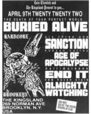 Buried Alive / Sanction / Age Of Apocalypse / End It / Almighty Watching on Apr 9, 2022 [738-small]