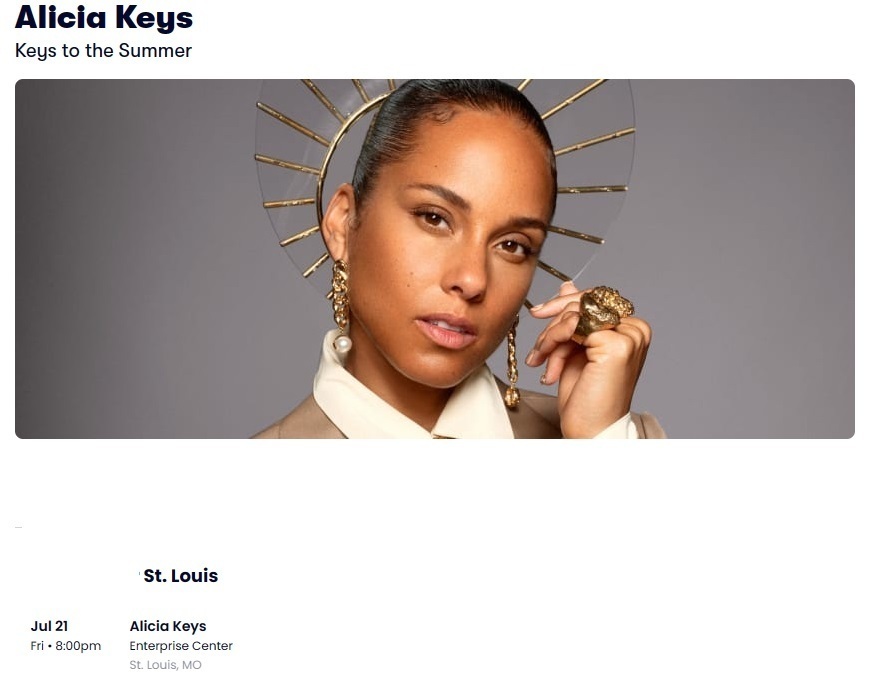 ALICIA KEYS CONCERT FRANCE 2026 DATES ET BILLETTERIE EN LIGNE visual data 7