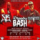 Bloody Bash at Belmont Billiards, Dayton, Ohio on 07/23/23, w/ Smilez Bundie & Insane Poetry - Flyer, Bloody Bash on Jul 23, 2023 [818-small]