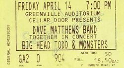 Dave Matthews Band / Big Head Todd & The Monsters on Apr 14, 1995 [432-small]