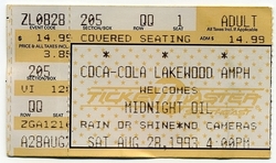 Midnight Oil / Ziggy Marley and the Melody Makers / An Emotional Fish / X / Hothouse Flowers on Aug 28, 1993 [500-small]