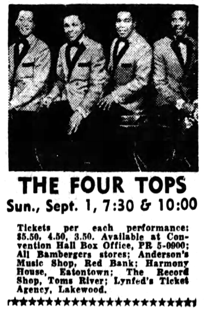 The Four Tops Concert & Tour History (Updated for 2024) Concert Archives