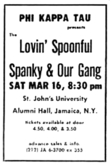 The Lovin' Spoonful / Spanky And Our Gang on Mar 16, 1968 [858-small]