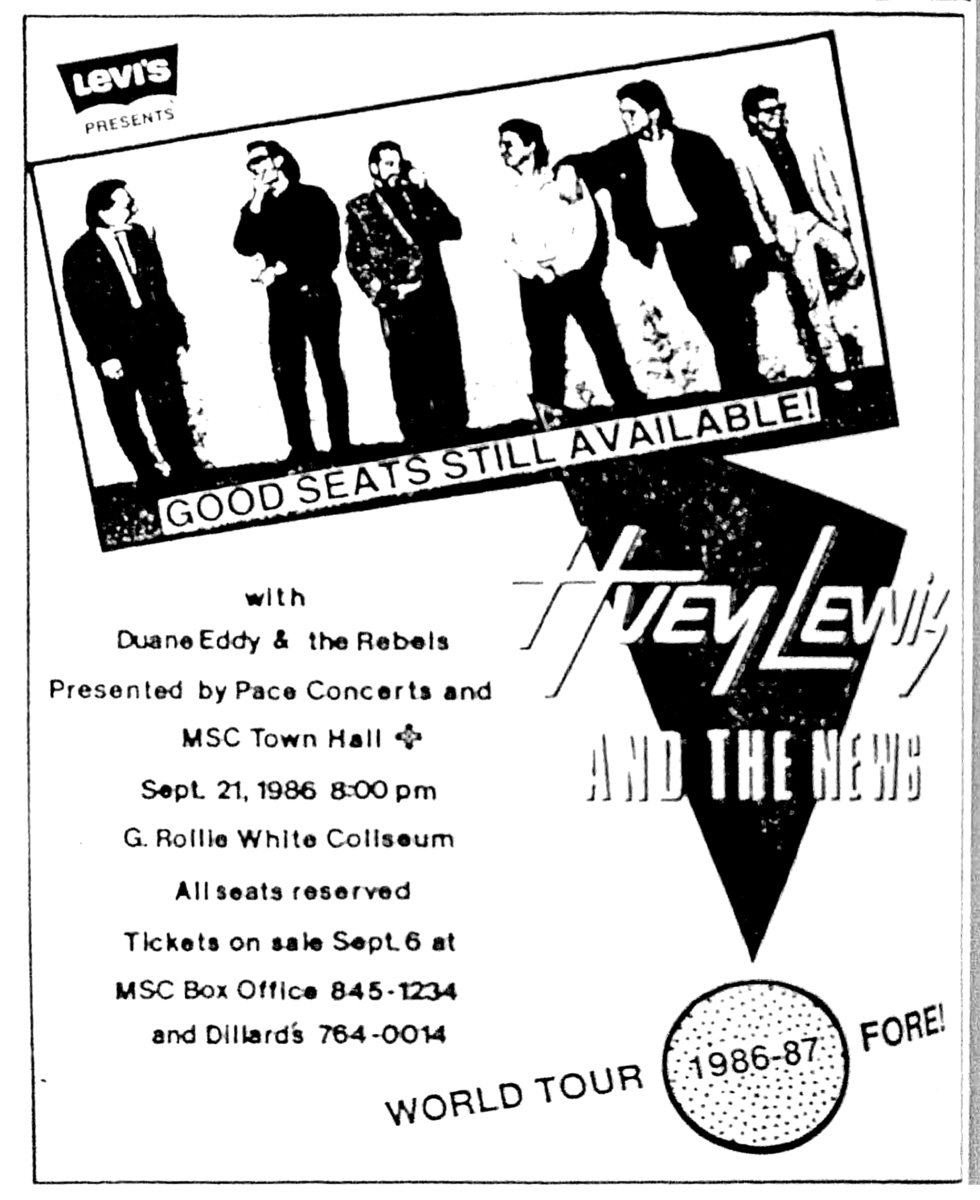 Huey Lewis and The News Concert & Tour History Concert Archives