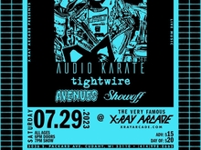 Audio Karate / Tightwire / Avenues / Showoff on Jul 30, 2023 [313-small]