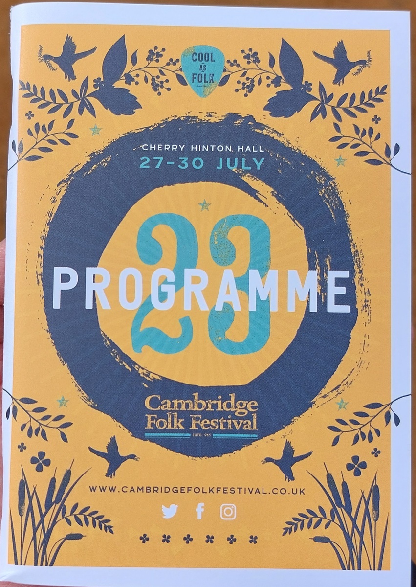 Jul 27, 2023 Cambridge Folk Festival 2023 at Cherry Hinton Hall