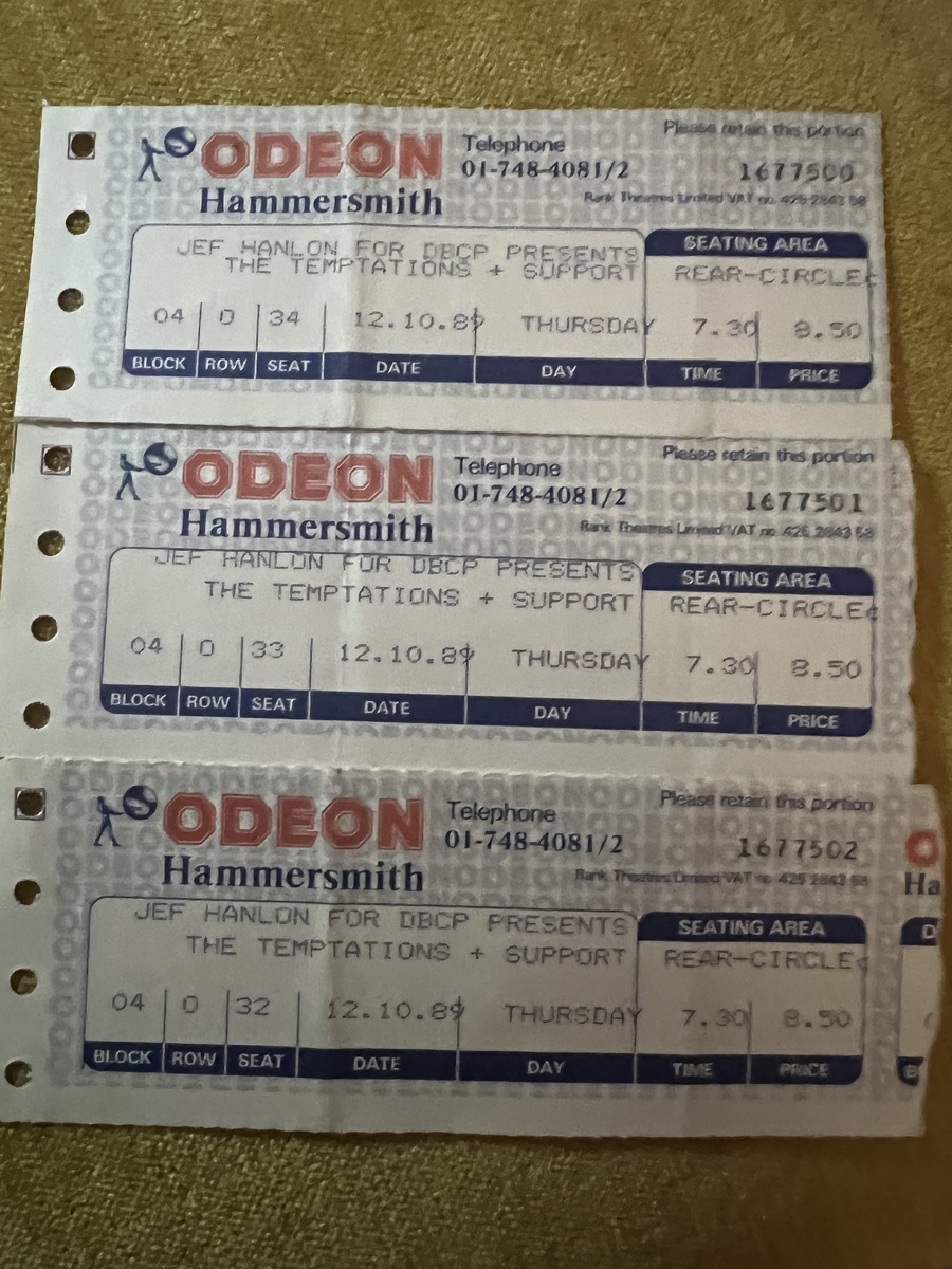 The Temptations Concert & Tour History (Updated for 2024) Concert