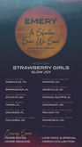 Emery / Strawberry Girls / Slow Joy / Harm on Jul 27, 2023 [709-small]