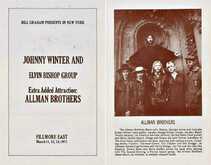 Johnny Winter / Elvin Bishop / Allman Brothers Band on Mar 12, 1971 [870-small]