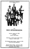 REO Speedwagon / War on Jan 14, 1973 [953-small]