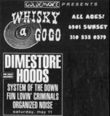 System of a Down / Dimestore Hoods / Fun Lovin’ Criminals / Organized Noize on May 11, 1996 [324-small]
