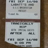 The Tragically Hip on Sep 16, 1988 [395-small]