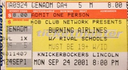 Burning Airlines / Rival Schools / The Casket Lottery on Sep 24, 2001 [614-small]