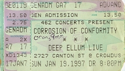 Corrosion Of Conformity / Orange 9mm on Jan 19, 1997 [161-small]