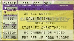 Dave Matthews Band / Bela Fleck and the Flecktones on Sep 16, 2000 [163-small]