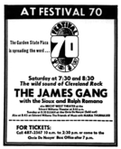 James Gang / The Sioux / Ralph Romano on Apr 11, 1970 [188-small]