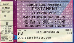 Testament on May 12, 2000 [221-small]