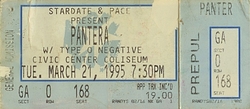 Pantera / Type O Negative on Mar 21, 1995 [242-small]