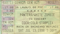 White Zombie / Pantera on Jul 13, 1996 [243-small]